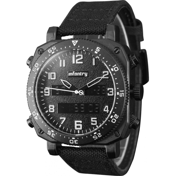 INFANTRY MILITARY CO. UNI-BOMBER Nylon Watch Brand new BOXED, FULLY LOADED!