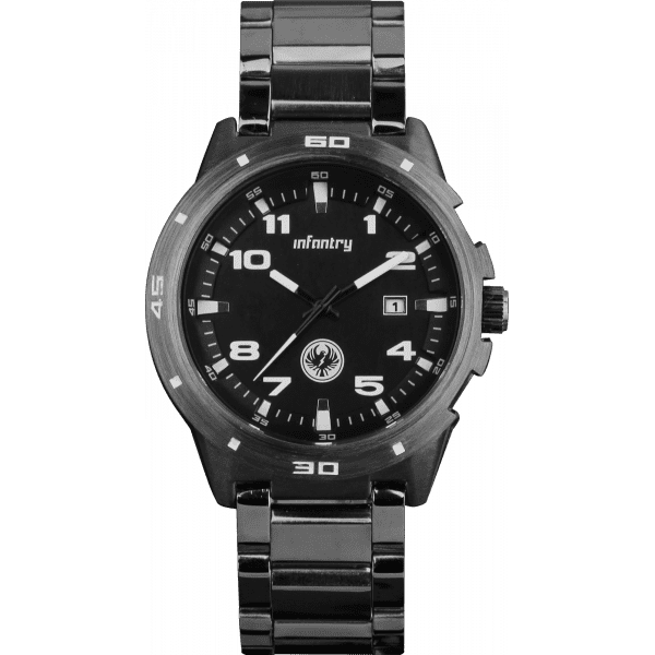 INFANTRY MILITARY CO. Stealth 46mm Black Hawk Watch Brand new BOXED, FULLY LOADED!