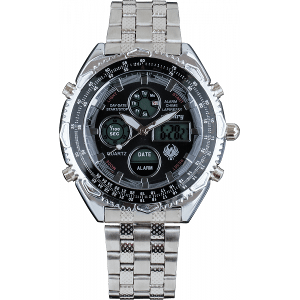 INFANTRY MILITARY CO. Pilot Talon Silver Edition Watch Brand new BOXED, FULLY LOADED!