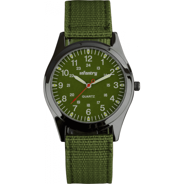 INFANTRY MILITARY CO. Army Field Op Watch Brand new BOXED, FULLY LOADED!