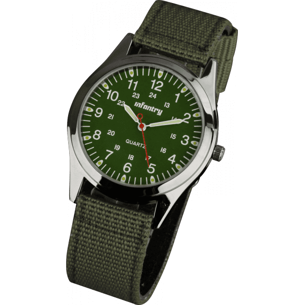 INFANTRY MILITARY CO. Army Field Op Watch Brand new BOXED, FULLY LOADED!