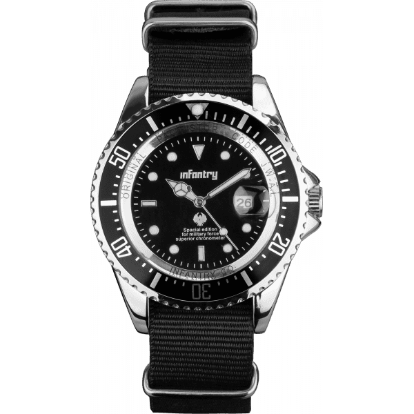 Retail: R2000.00 INFANTRY MILITARY CO. Pacifistor 44mm Watch Brand new BOXED, FULLY LOADED!