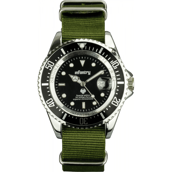 INFANTRY MILITARY CO. Pacifistor 44mm Watch Brand new BOXED, FULLY LOADED!