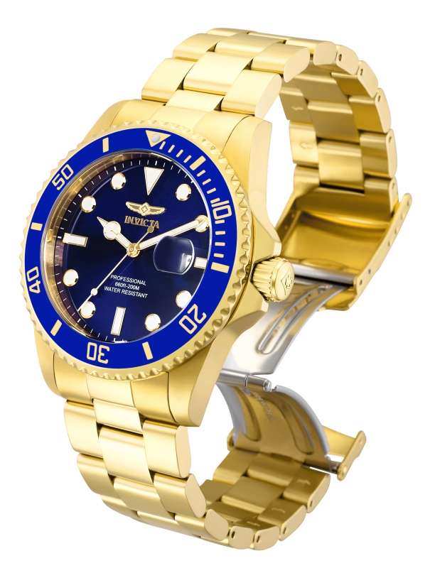 Retail: R7,999.00 INVICTA MEN'S 42mm SEA LION 200 METER DEPTH 18K GOLD PLATED WATCH BRAND NEW