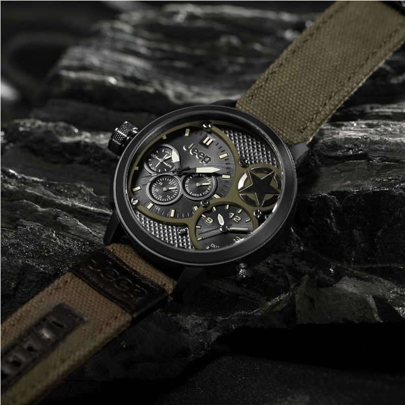 Retail: R9,000.00 JEEP Men's 52mm Wrangler Giant Watch THICK HEAVY Watch NEW!!