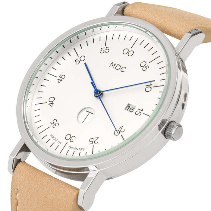 MDC INFANTRY CO. Copter Tan Grande Calandar Watch Brand new BOXED, FULLY LOADED!