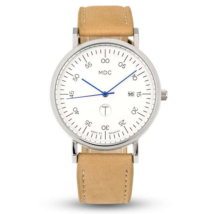 MDC INFANTRY CO. Copter Tan Grande Calandar Watch Brand new BOXED, FULLY LOADED!