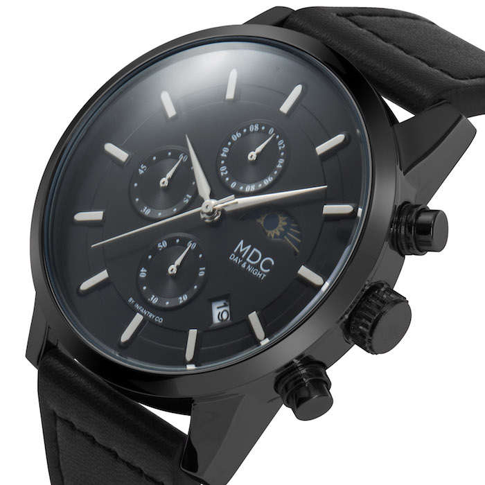 MDC MILITARY CO. Black Moon Chronograph Watch Brand new BOXED, FULLY LOADED!