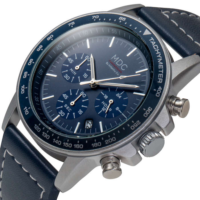 INFANTRY MDC Ice Blue Aviator Chronograph Watch Brand new BOXED, FULLY LOADED!