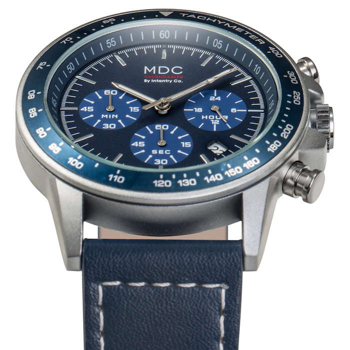 INFANTRY MDC Ice Blue Aviator Chronograph Watch Brand new BOXED, FULLY LOADED!