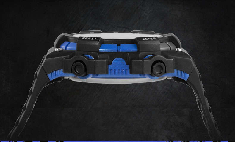 SMAEL Shock Proof Black/White Sport Watch 5ATM WATER RESISTANT **BRAND NEW**