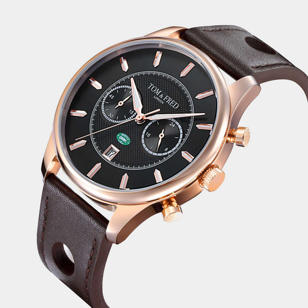 Retail: R5,999.00 >> TOM & FRED London® Men's BONNEVILLE Utah, U.S.A Land Speed Chrono Watch