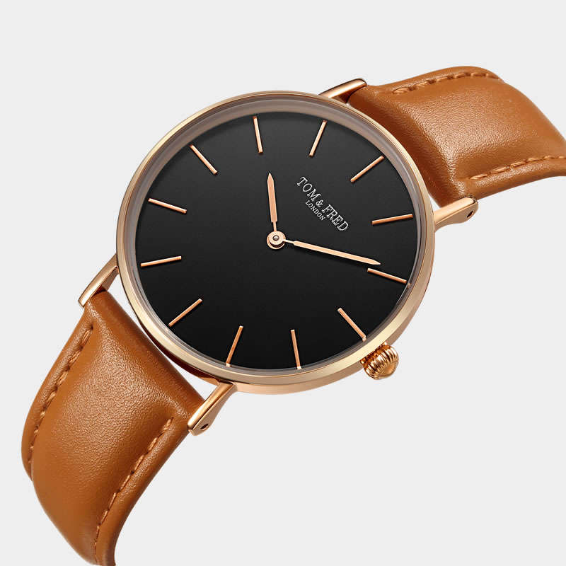 Retail: R2999.00 TOM & FRED LONDON Women's British Draycott Tan Leather Watch