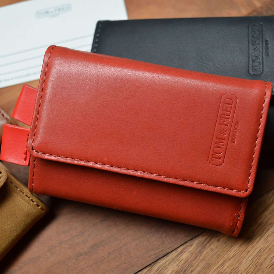 *the speed wallet* TOM & FRED London MEN'S Freddy Genuine British Leather Pocket Wallet