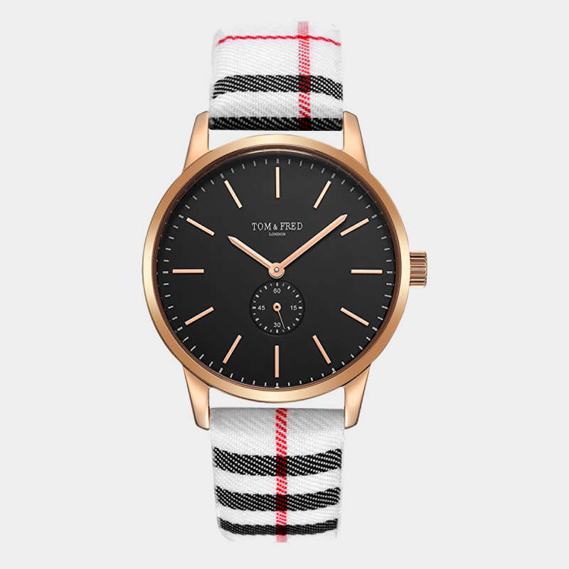 TOM & FRED London Women's Swiss "Mairi" Scottish Leather Watch **Brand new**