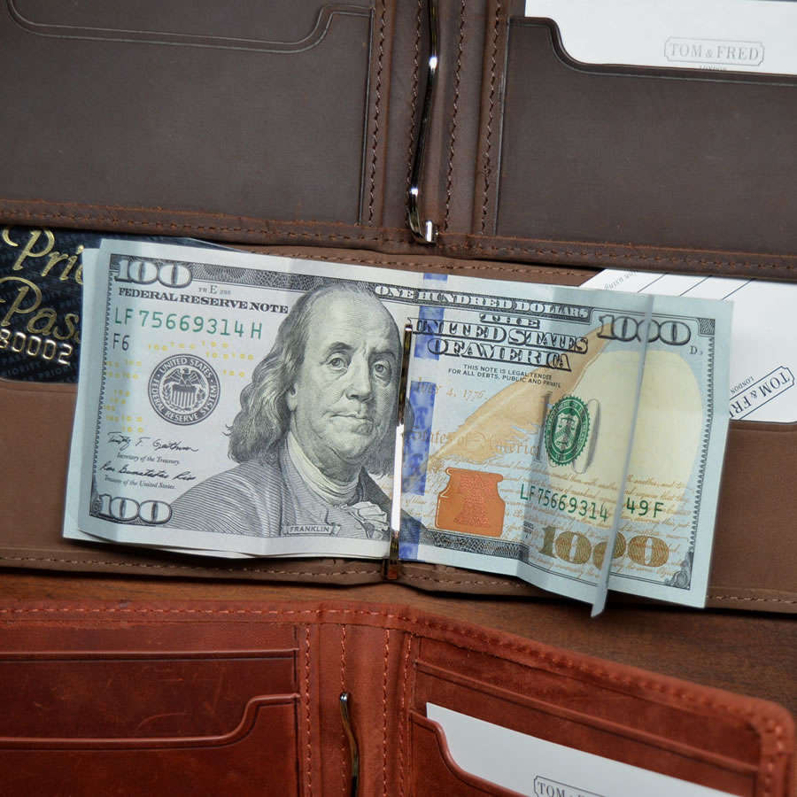 Retail: $129 / R2,199.00 TOM & FRED London® Tommy DARK BROWN Genuine Leather Quick Access Wallet