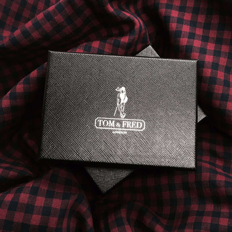 *the speed wallet* TOM & FRED London® "Freddy" Genuine British Leather Pocket Wallet