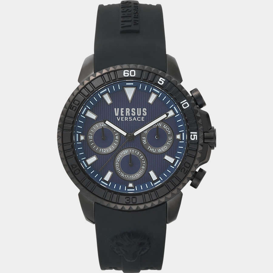 Retail: R6,999.00 VERSACE Men's Versus Aberdeen Silicone Chrono Watch IN BOX + PAPERS