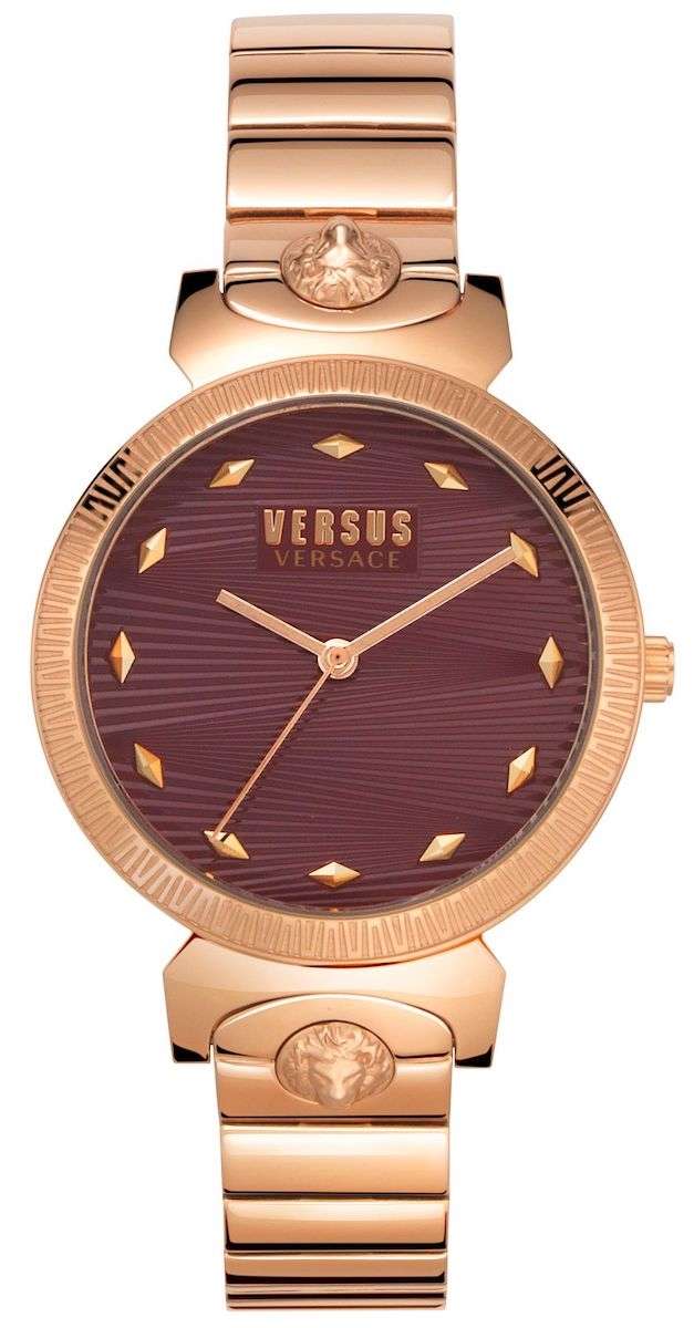 Retail: R7000.00 VERSACE Women's Iveness Rose Gold pl. Jewelry Bracelet Lion Pride Watch