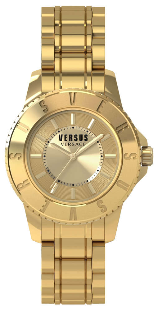 VERSUS VERSACE Lady Tokyo 26mm Gold Tone Watch BRAND NEW IN BOX + PAPERS