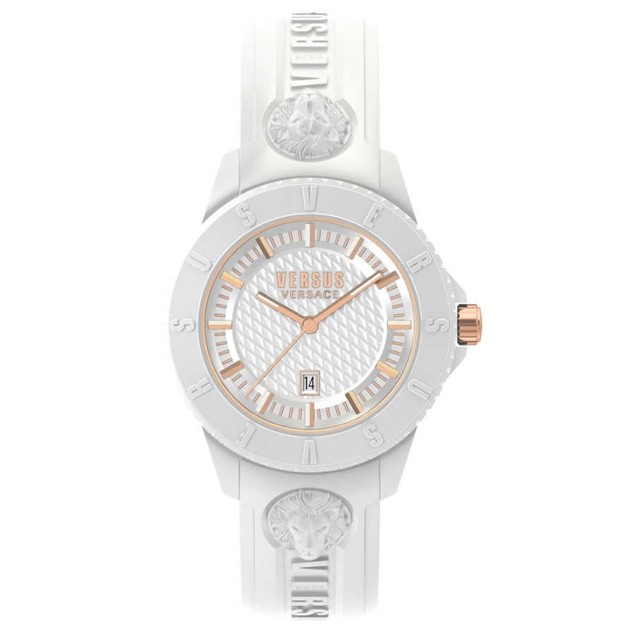 Retail: R5,999.00 VERSACE Women's VERSUS Tokyo R Silicone White Watch BRAND NEW IN BOX + PAPERS