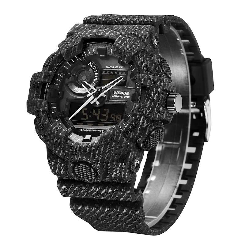 WEIDE Men's Gas Mask Black Wire Watch BRAND NEW official SA store