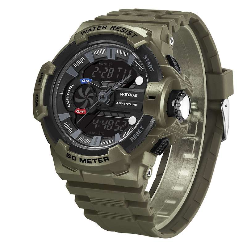 WEIDE Men's Propellar Army Green Watch BRAND NEW official SA store