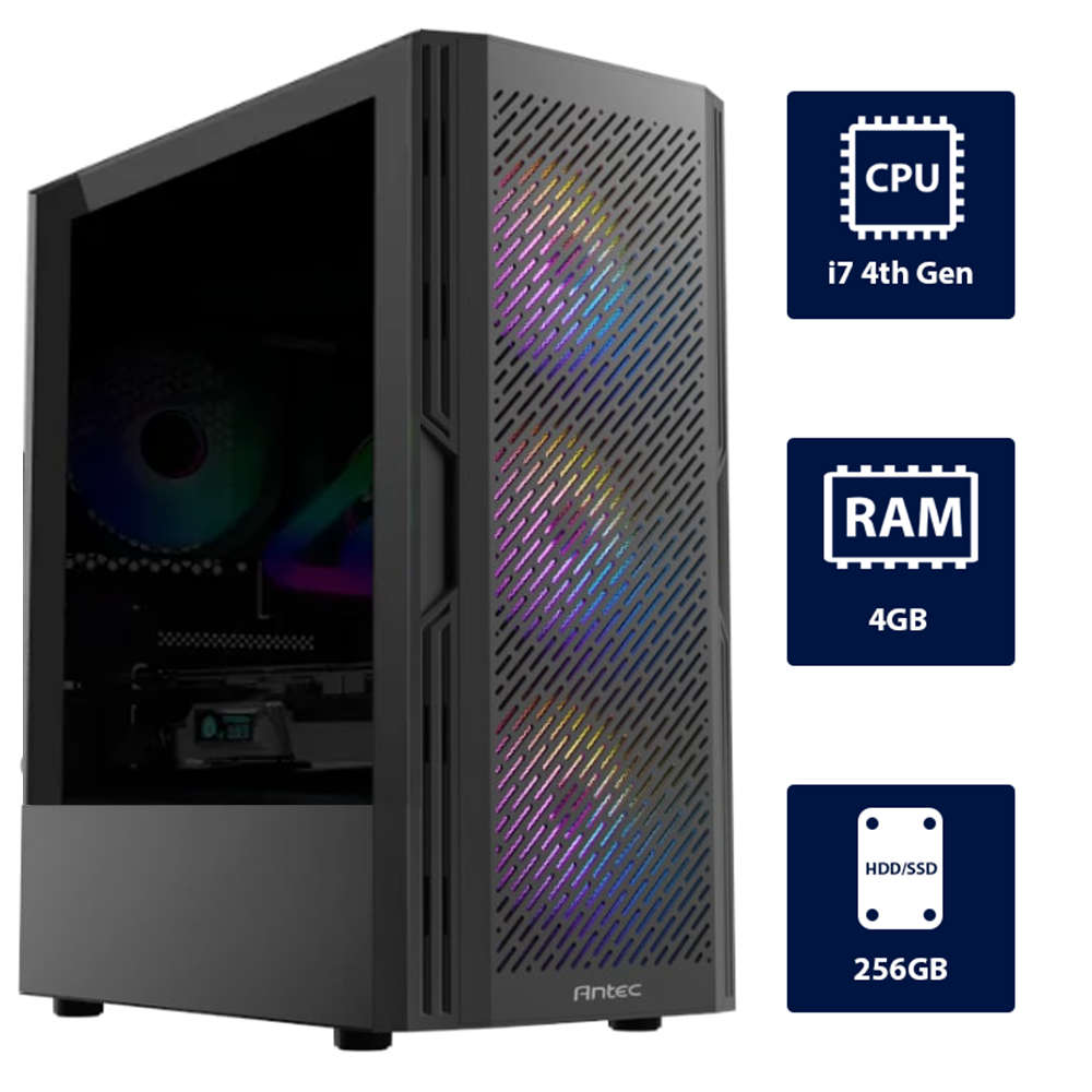 i7 4th, 4GB RAM, 256GB SSD Gaming Computer