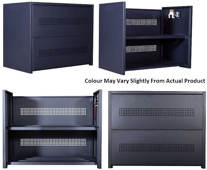 Solarix Steel Battery Box For 8 Batteries