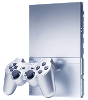 Sony PlayStation 2 Slim Line Console - Silver , Includes: 1 x PS2 Slim Sliver Console , 1 x PS2