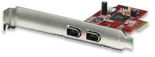 Manhattan 2 port PCI Express Firewaire Card