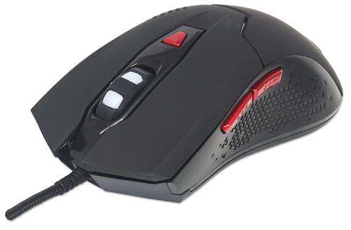 Manhattan Wired Optical Gaming Mouse with LEDs