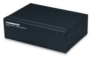 Manhattan Vga Monitor Splitter For 2 Monitor 350Mhz, Retail Box, Limited Lifetime Warranty