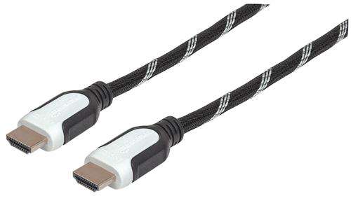 Manhattan Braided High Speed HDMI Cable with