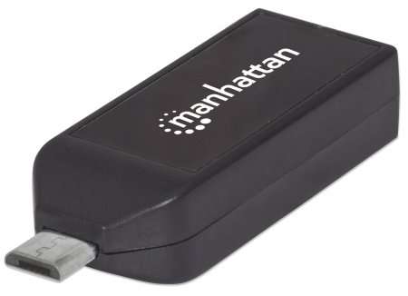 Manhattan Import Link - Mobile Otg Adapter Micro Usb 2.0 To Usb 2.0 24-In-1 Card Reader Writer Li...