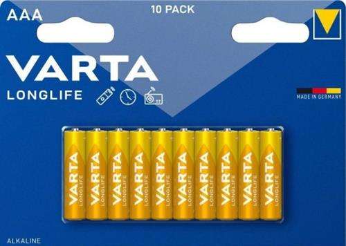 Varta LR03 AAA Longlife Alkaline Battery