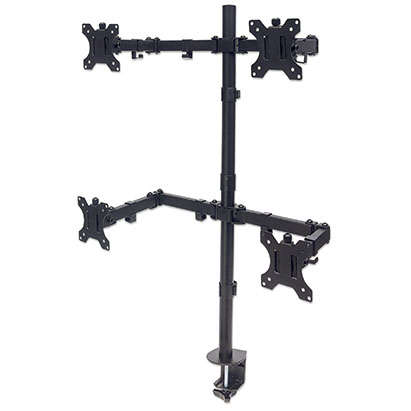 Manhattan Universal Four Monitor Mount with