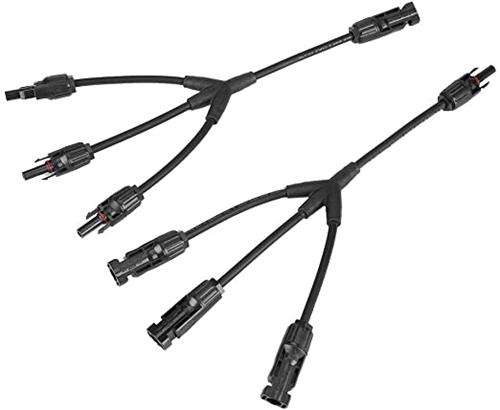 Solarwize Mc4 Y Connector 3 Way To 1 Way Solar Panel Combiner Cable Set