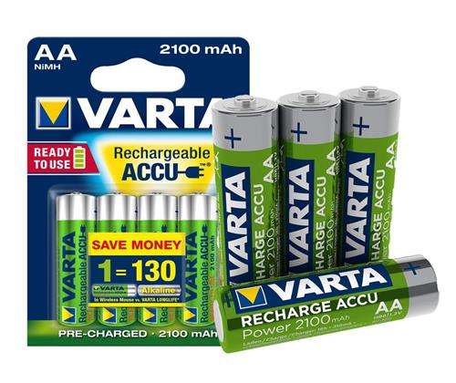 Varta Accu 4x AA Size Ni