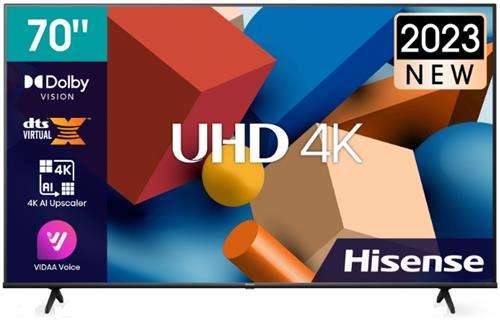 Hisense 70 inch A6K Series Direct LED UHD Smart