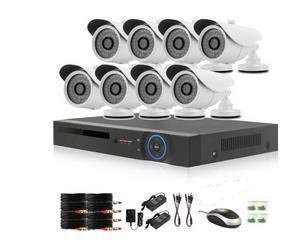Securnix AHD 8ch DVR with 8 X 5MP Interpolated