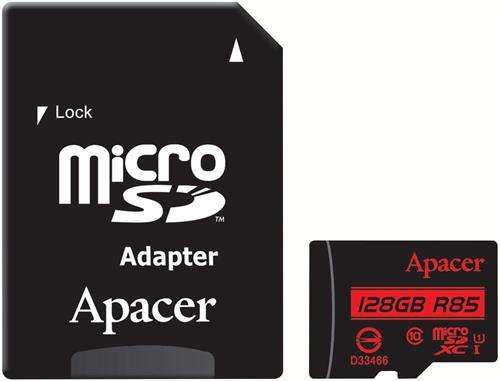 Apacer 128GB Class 10 MicroSD with Adapter