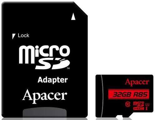 Apacer 32GB Class 10 MicroSD with Adapter