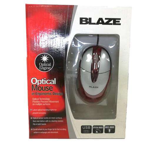 Geeko Red PS2 Optical Mouse