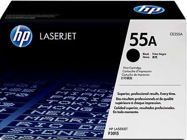 Hp 55A LaserJet P3015 Black Print Cartridge.