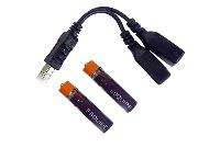 Esquire USB AAA rechargeable battery