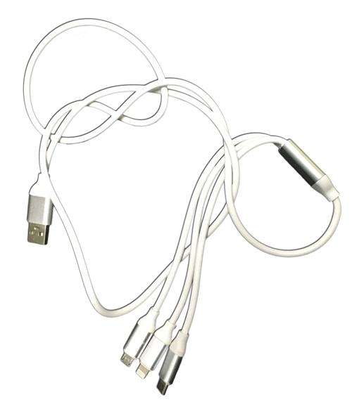 Geeko 3 In 1 Charging And Data Cable With