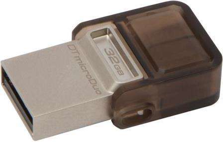 Kingston DataTraveler microDuo 32GB Micro USB OTG Flash Drive 5 year warranty