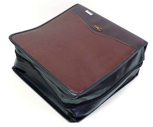 Jarl 360pcs Cd Holder Brown Leather