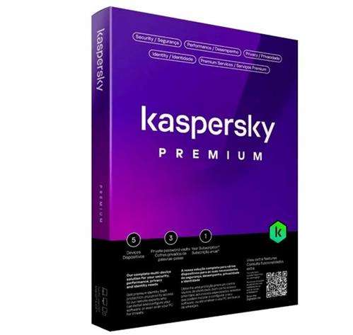 Kaspersky Premium Internet Security Software - 5 devices 1 Year Subscription No Media